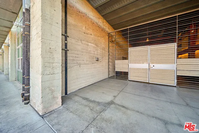 a view of a door of the house