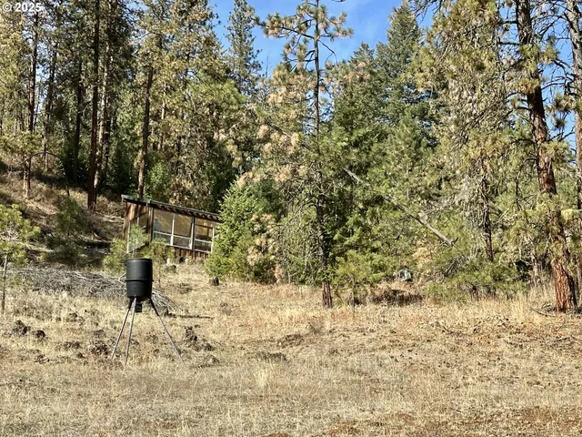 a view of a outdoor space with a mountain