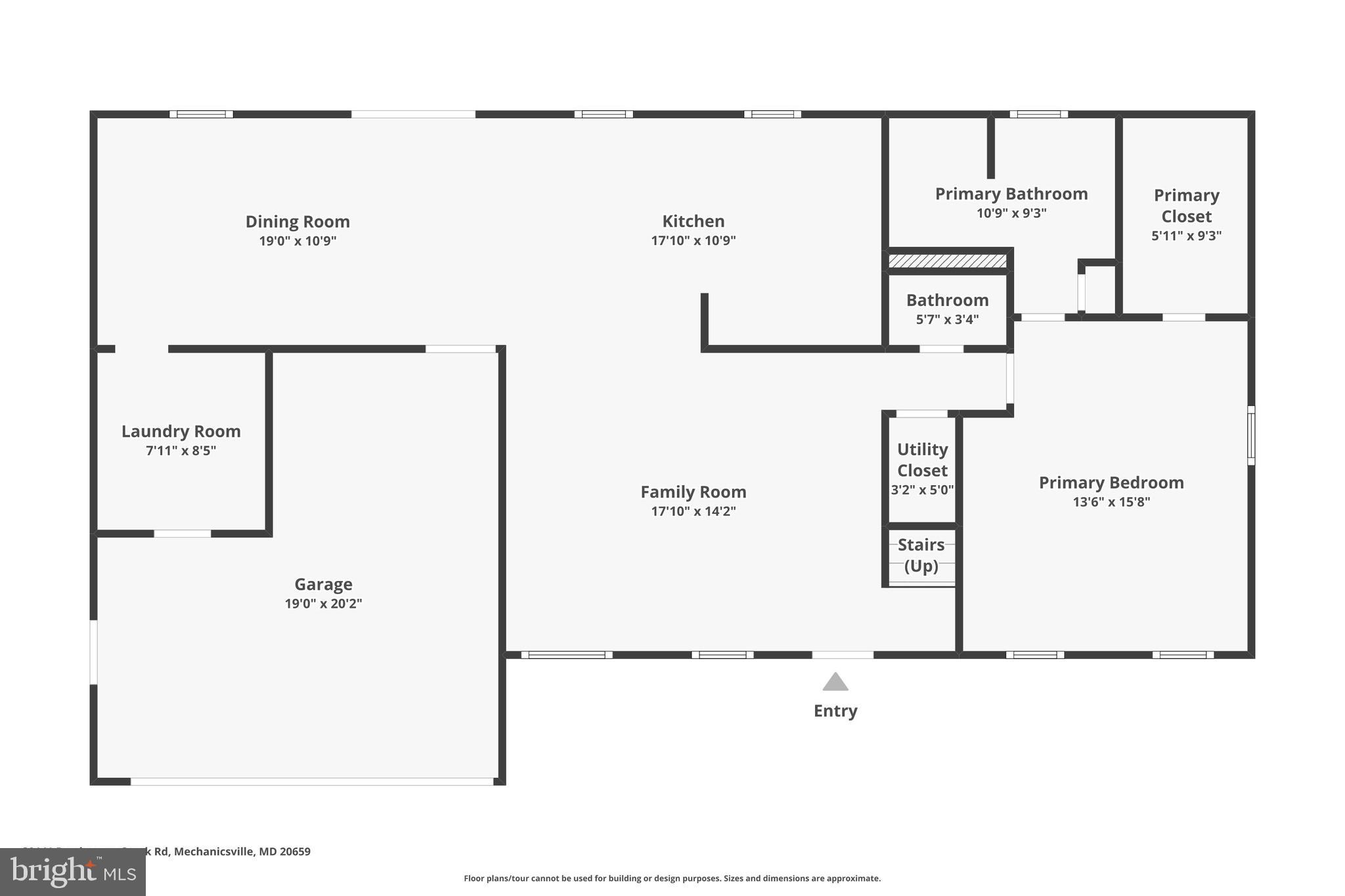 39141 Persimmon Creek Road Mechanicsville, MD 20659 - Photo 42 of 43 Main level floor plan