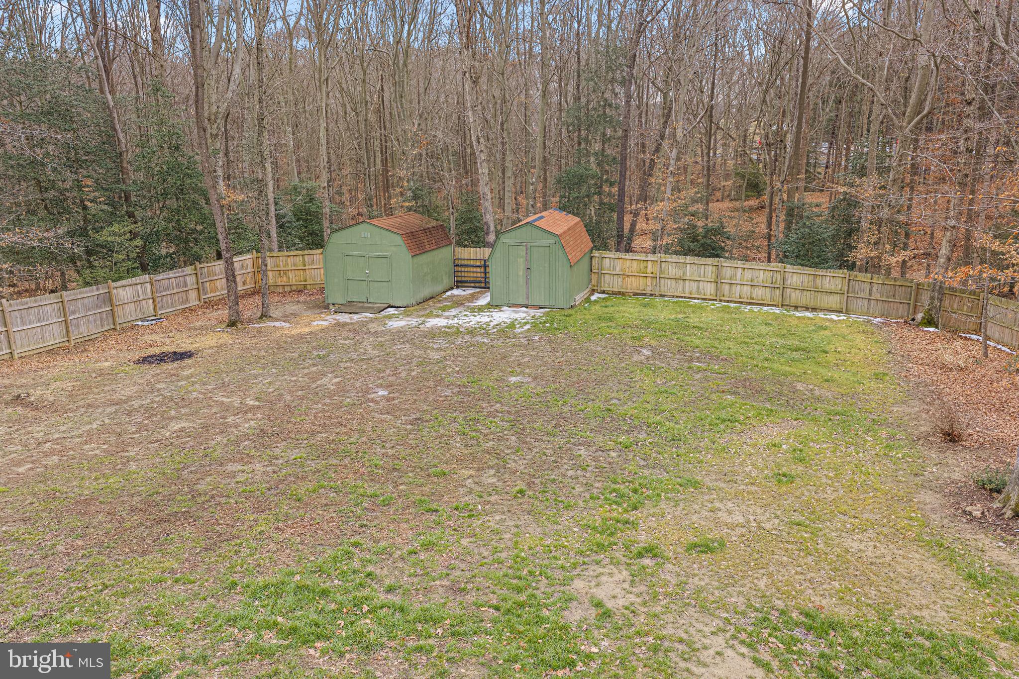 39141 Persimmon Creek Road Mechanicsville, MD 20659 - Photo 34 of 43 Large fenced-in back yard w/2 sheds