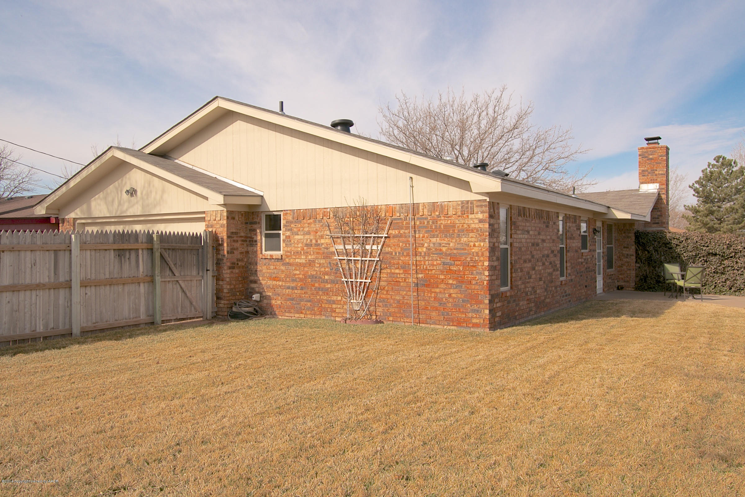 5701 South Fannin Street Amarillo, TX 79110 - Photo 14 of 15 a view of a house with a outdoor space