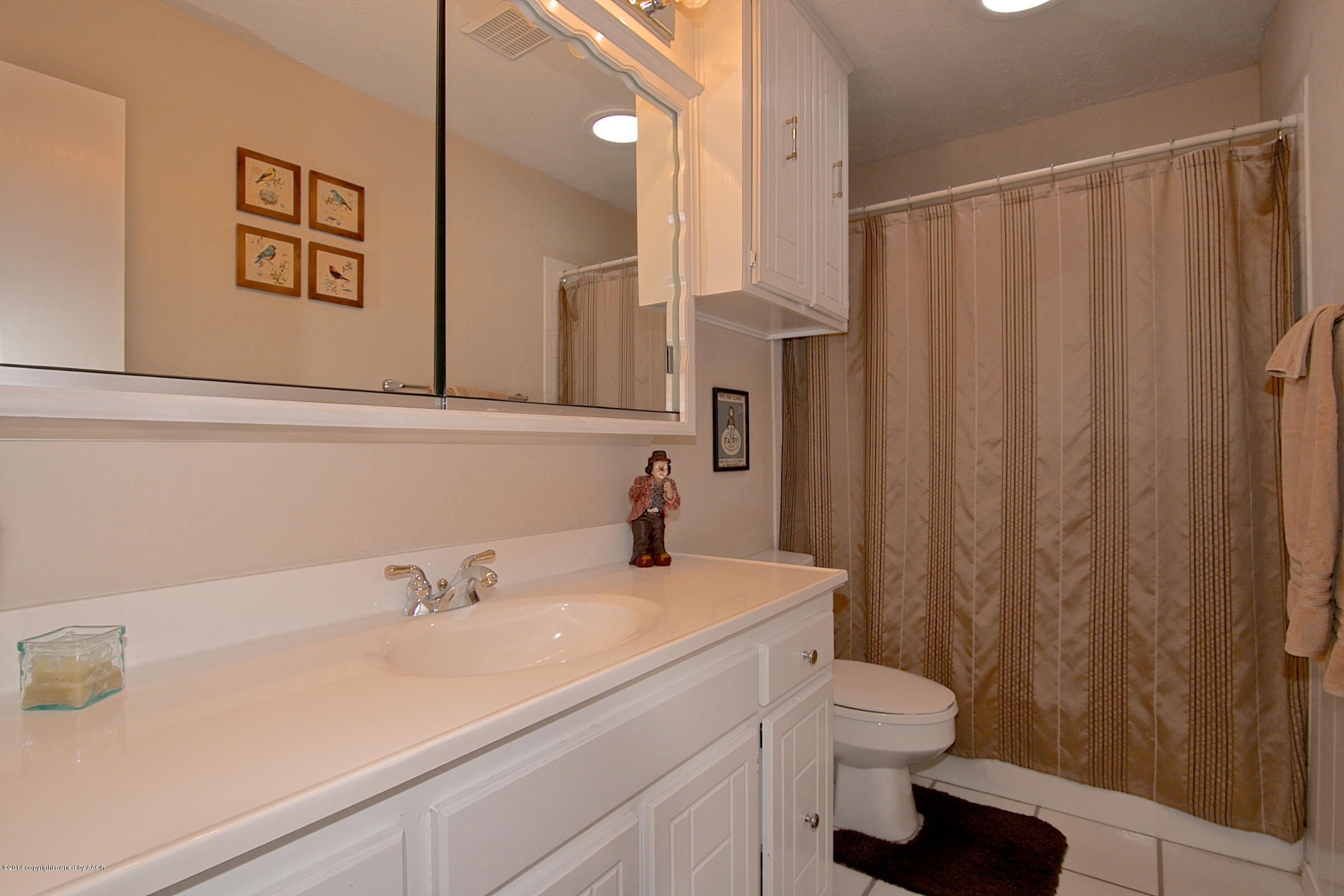 5701 South Fannin Street Amarillo, TX 79110 - Photo 10 of 15 a bathroom with a sink a toilet and shower