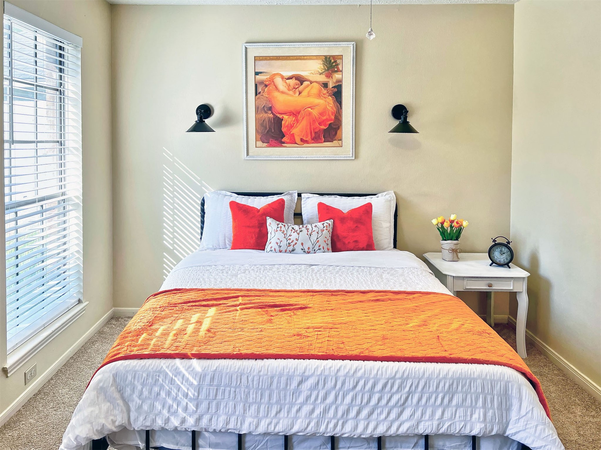 12510 Millvan Drive Houston, TX 77070 - Photo 37 of 46 a bedroom with a bed and wooden floor