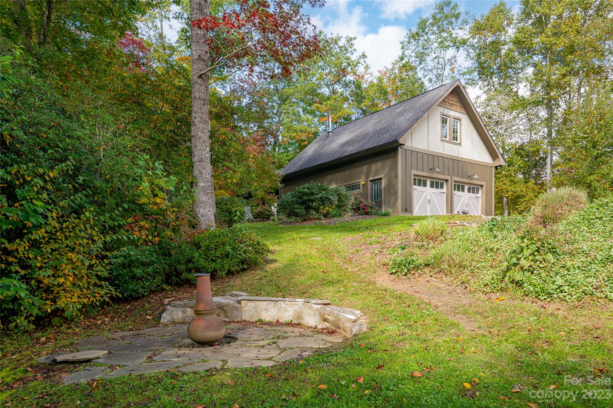 1025 Morgan Hill Road Black Mountain, NC 28711 - Photo 37 of 48 a front view of a house with garden