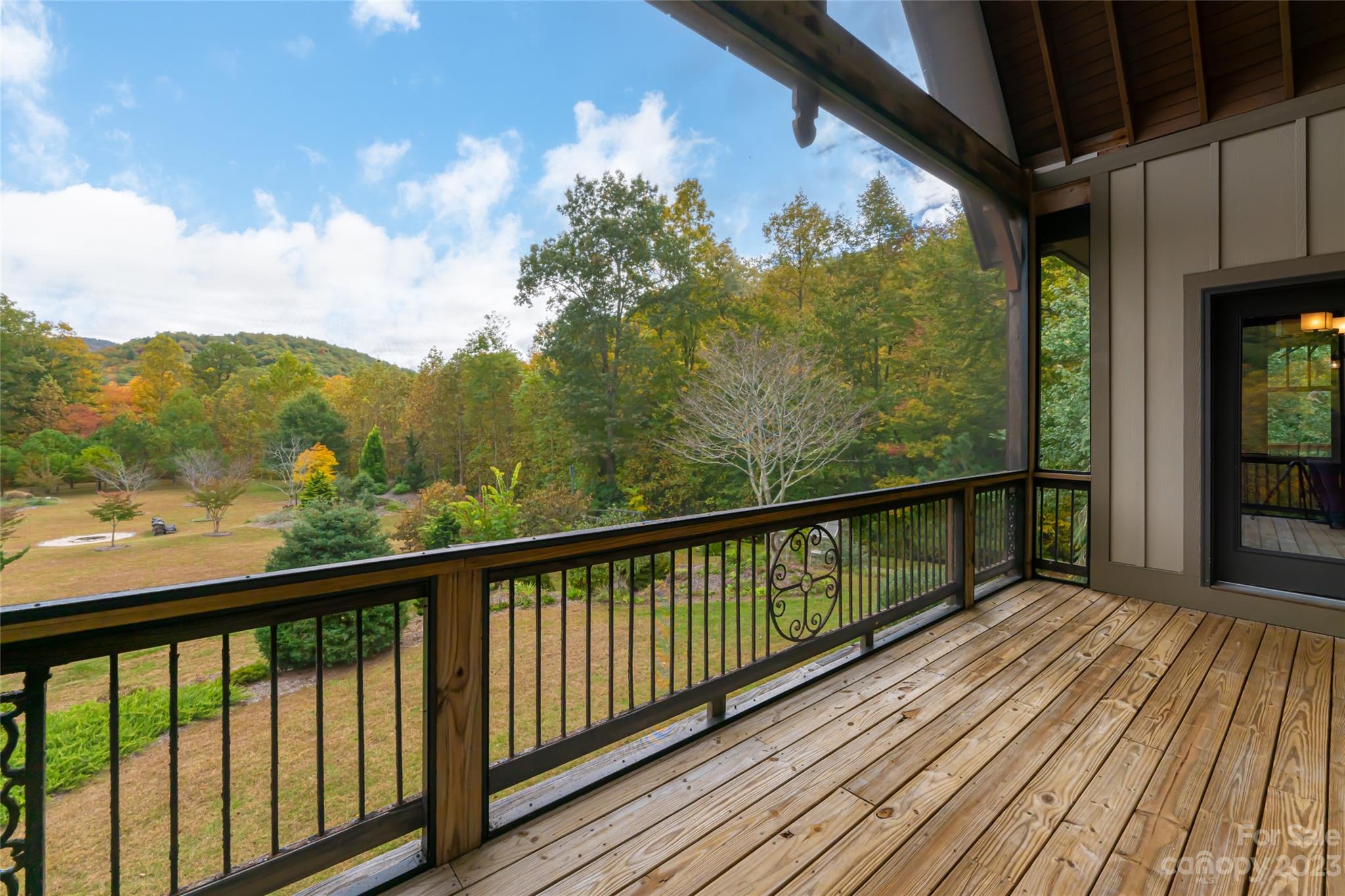 1025 Morgan Hill Road Black Mountain, NC 28711 - Photo 46 of 48 a view of balcony with wooden floor