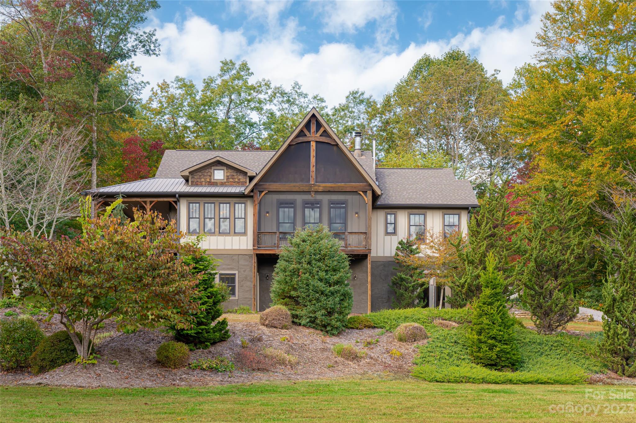 1025 Morgan Hill Road Black Mountain, NC 28711 - Photo 48 of 48 a front view of a house with a yard