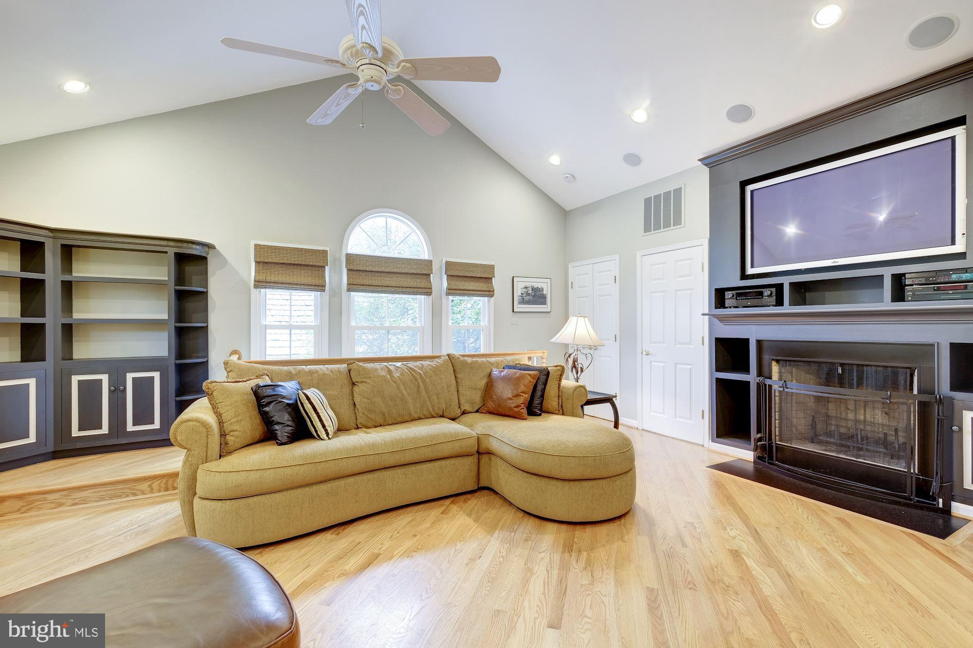 406 Tschiffely Square Road Gaithersburg, MD 20878 - Photo 54 of 71 Carriage House Living Room with Fireplace