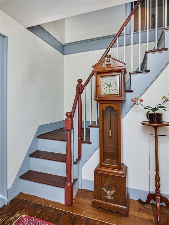 296 Main Street Plainfield, MA 01070 - Photo 24 of 42 a view of entryway with wooden floor and a front door