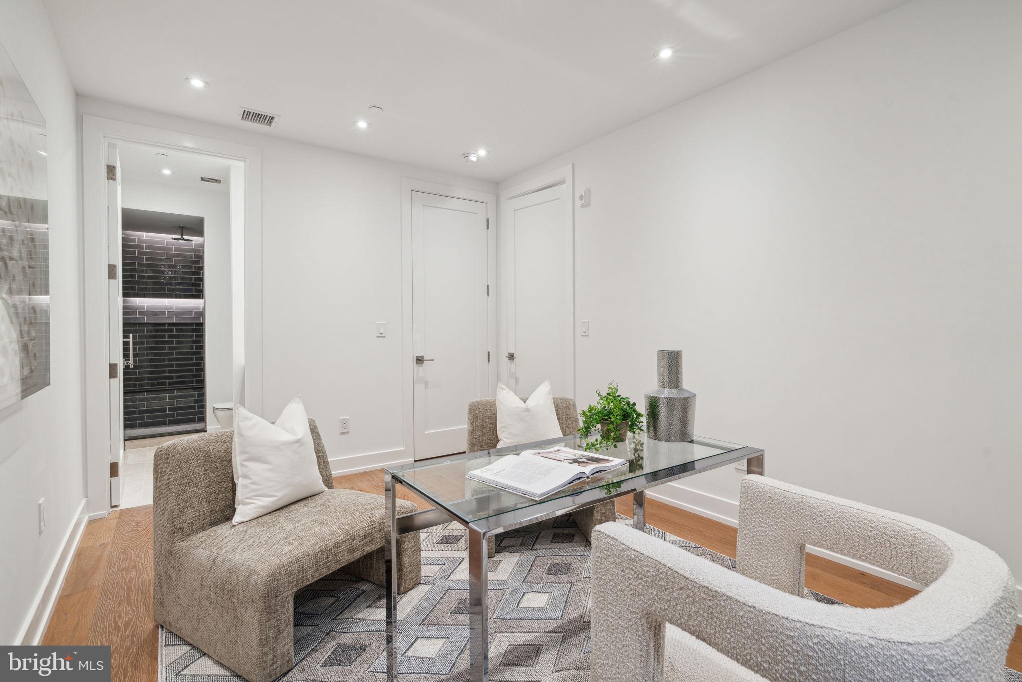 124 North 2nd Street, Unit PH Philadelphia, PA 19106 - Photo 44 of 69 a living room with furniture and a potted plant