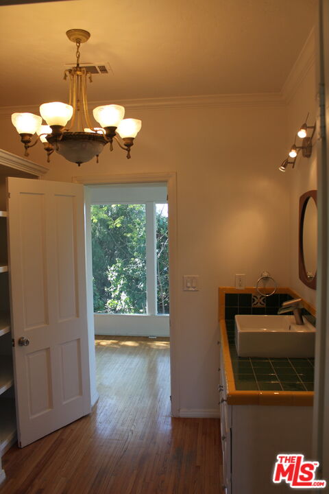 2335 Silver Ridge Avenue Los Angeles, CA 90039 - Photo 5 of 17 a view of a room with a chandelier