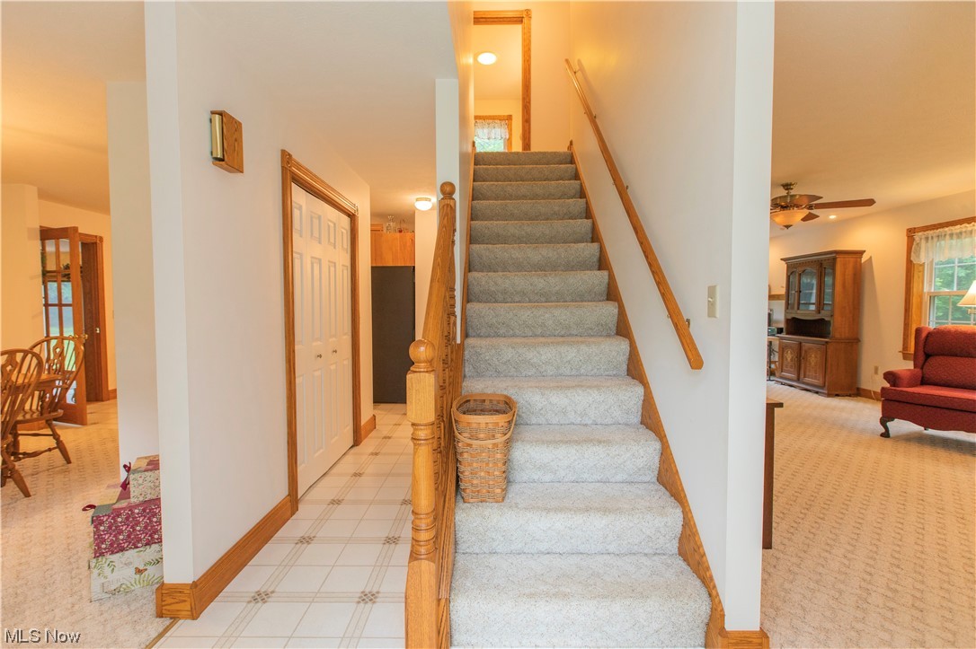 910 State Rte 534 Geneva, OH 44041 - Photo 13 of 35 Stairway #2 leading to the second floor