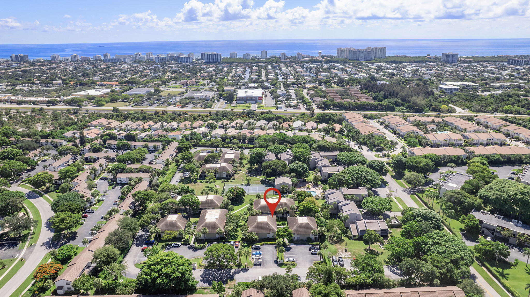 159 Northwest 70th Street, Unit 603 Boca Raton, FL 33487 - Photo 34 of 35 an aerial view of multiple house