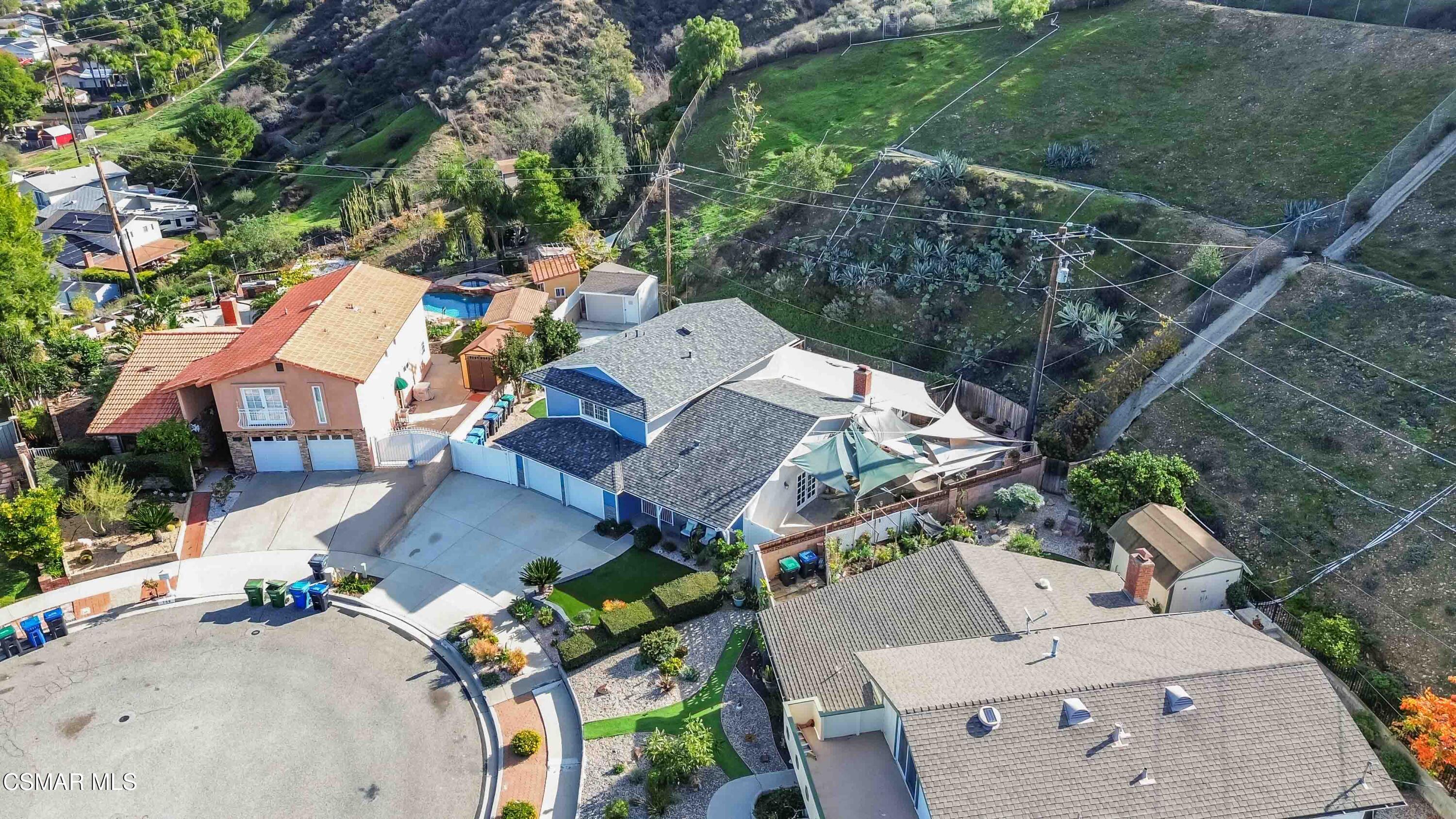 705 Wishard Avenue Simi Valley, CA 93065 - Photo 42 of 50 an aerial view of a house with yard and parking