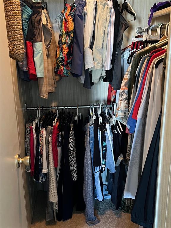 576 Queen Palm Largo, FL 33778 - Photo 26 of 33 a view of walk in closet with clothes