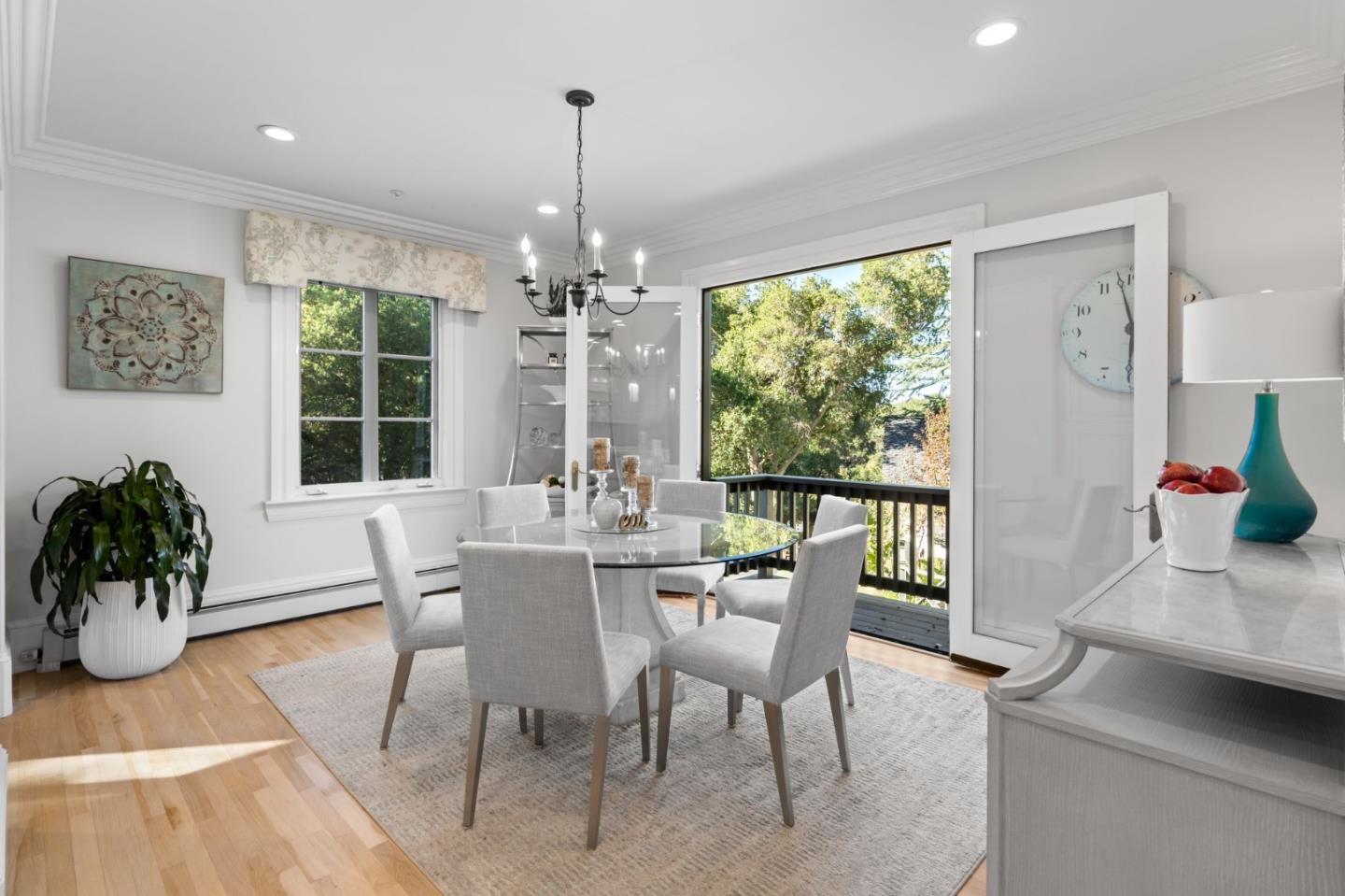 19050 Camino Barco Saratoga, CA 95070 - Photo 22 of 91 a view of a dining room with furniture window and outside view