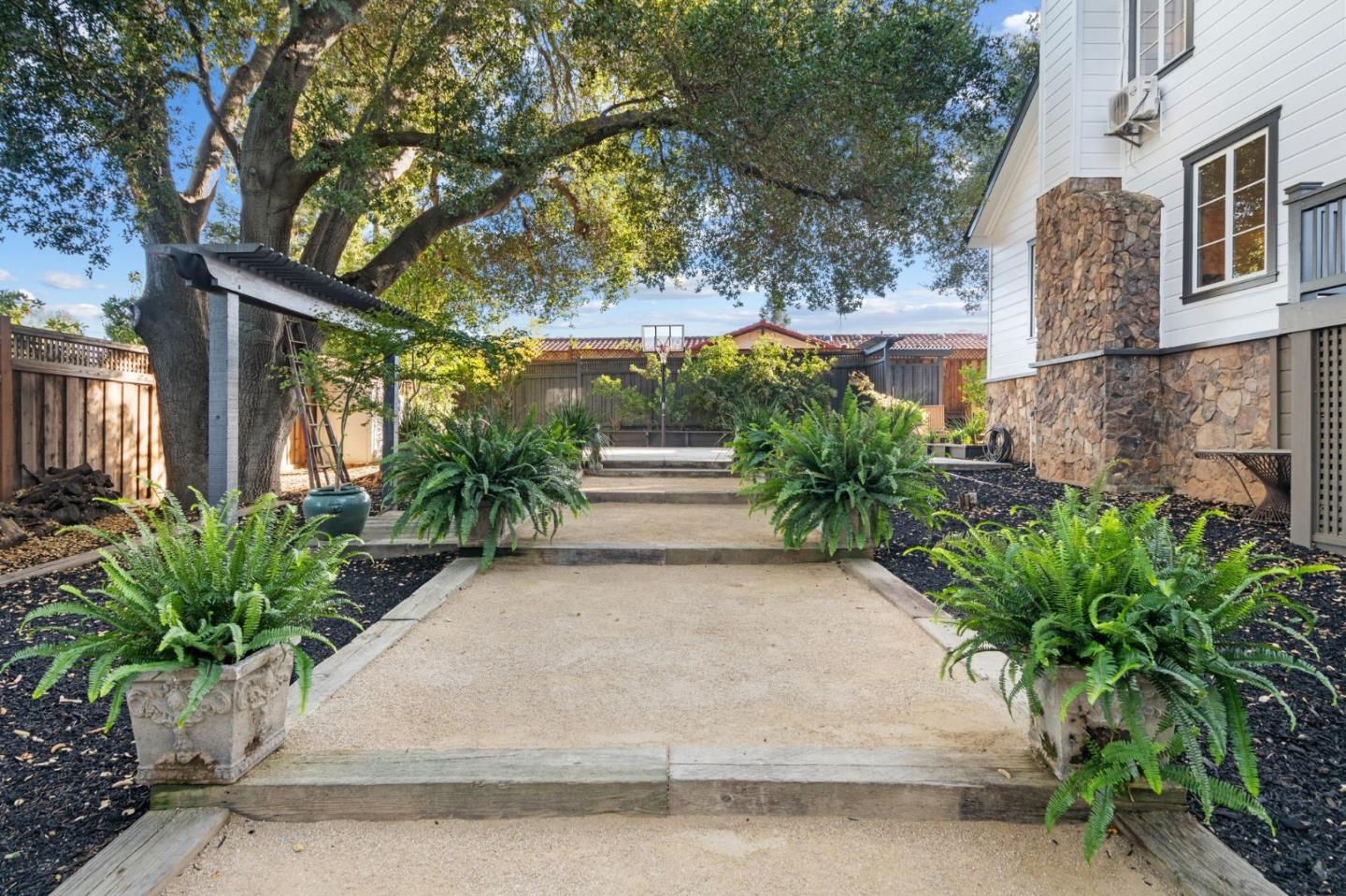19050 Camino Barco Saratoga, CA 95070 - Photo 63 of 91 a view of a back yard of the house