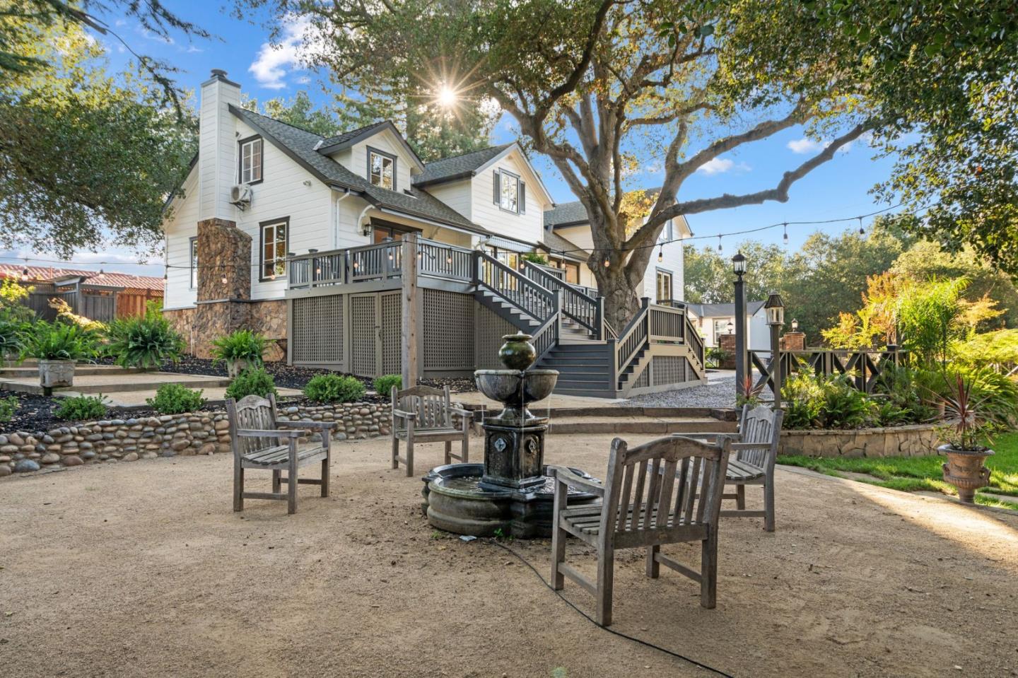 19050 Camino Barco Saratoga, CA 95070 - Photo 64 of 91 a view of a chairs and tables in the patio