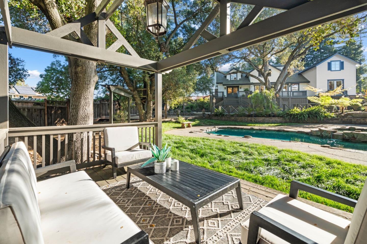 19050 Camino Barco Saratoga, CA 95070 - Photo 66 of 91 a view of a two chairs in the deck