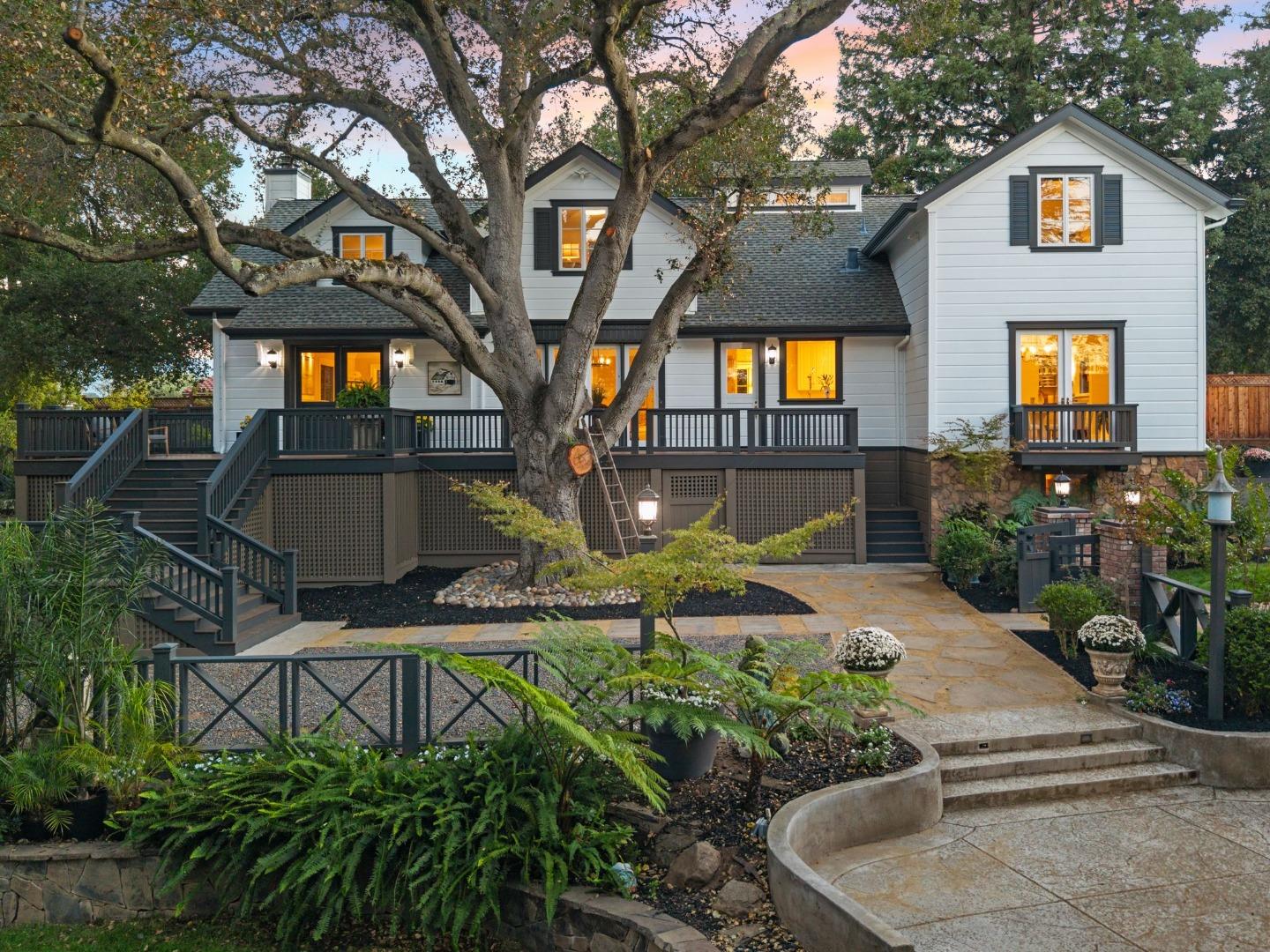19050 Camino Barco Saratoga, CA 95070 - Photo 85 of 91 a view of a house with a yard