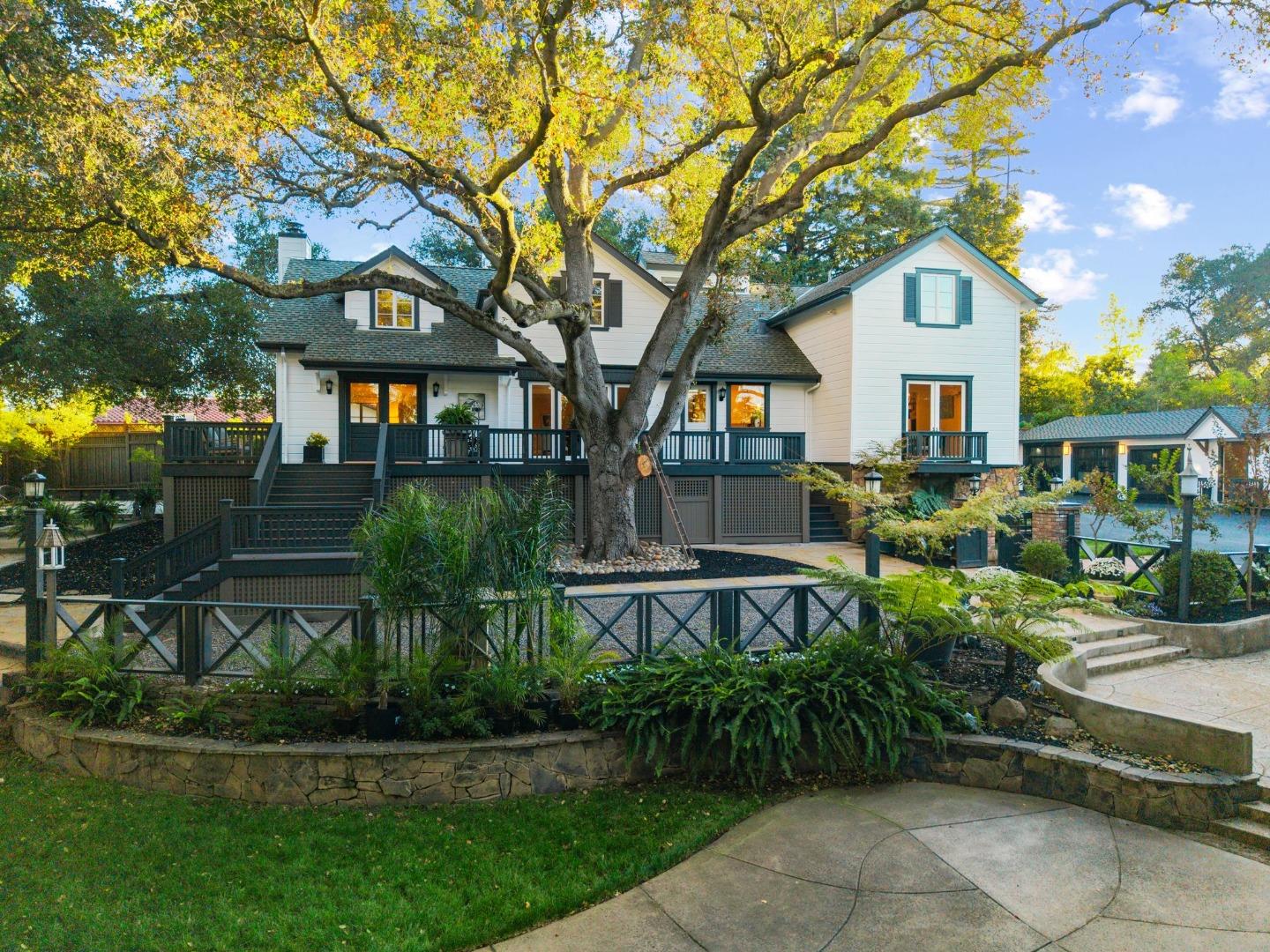 19050 Camino Barco Saratoga, CA 95070 - Photo 87 of 91 a front view of a house with garden