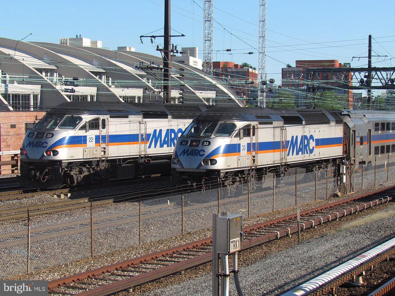 1900 Lyttonsville Road, Unit 1308 Silver Spring, MD 20910 - Photo 22 of 30 a view of a train yard