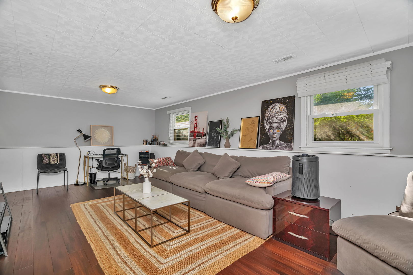 4217 Main Street Downers Grove, IL 60515 - Photo 16 of 31 a living room with furniture and wooden floor