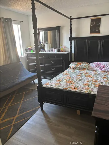 a bed room with a bed