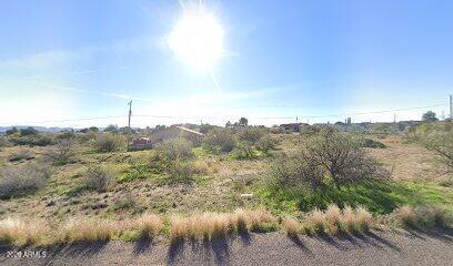 a view of a city with lush green forest