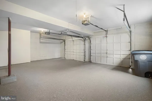 a view of a garage