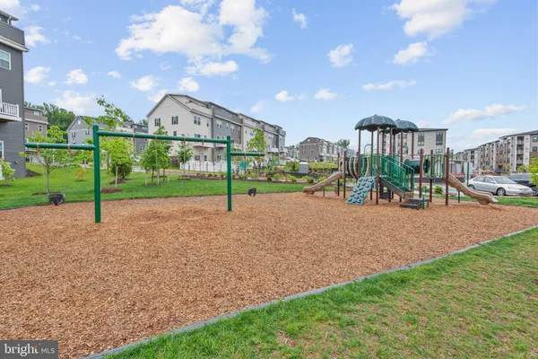 a view of a terrace with a garden