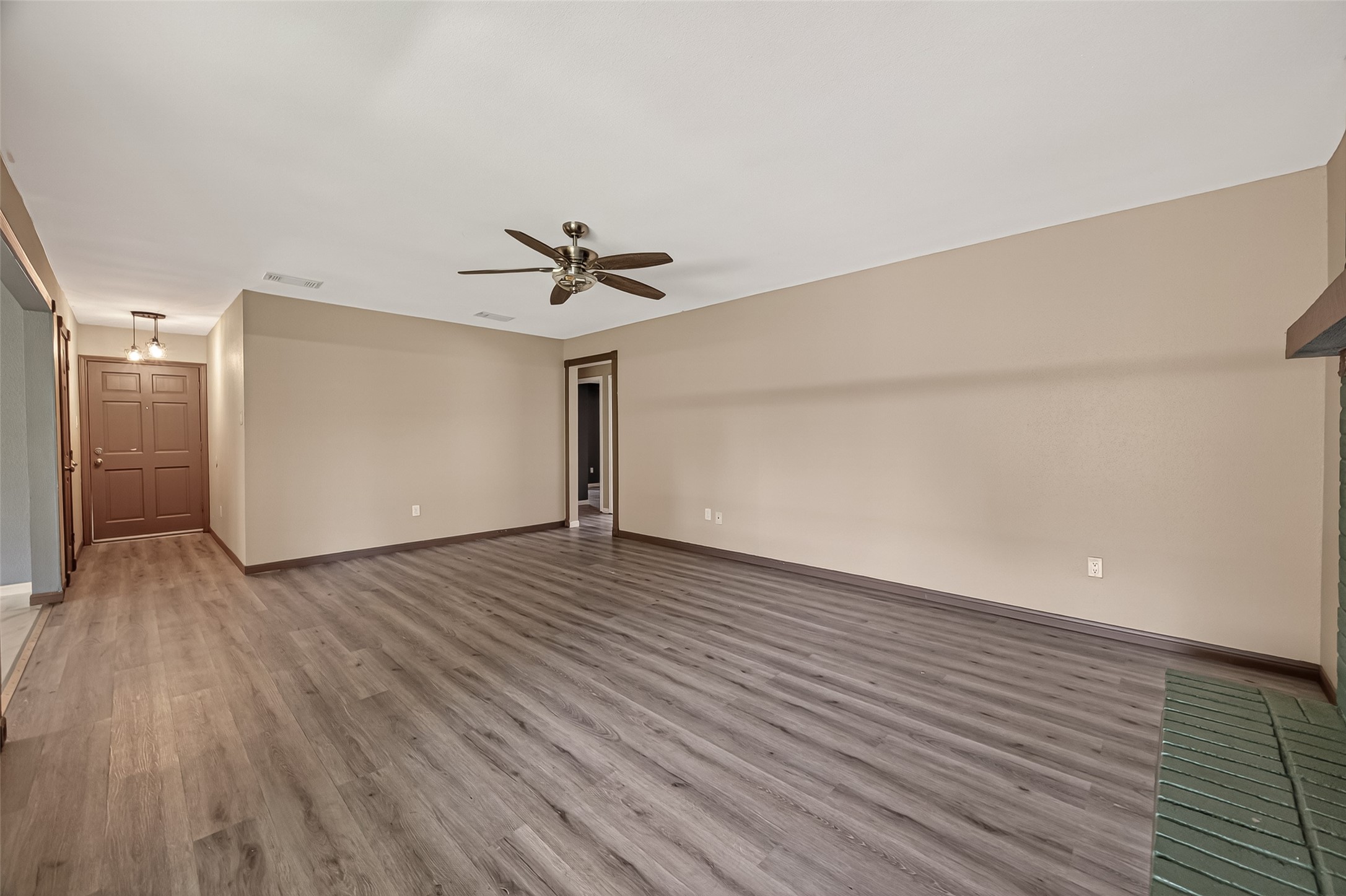 24006 Lone Elm Drive Spring, TX 77373 - Photo 4 of 25 View from fireplace to the front door