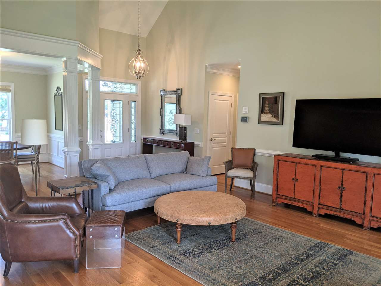 2729 Howard Road Raleigh, NC 27613 - Photo 4 of 26 Cathedral ceilings in living room