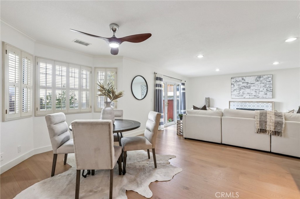2001 Bataan Road Redondo Beach, CA 90278 - Photo 19 of 56 a view of a dining room with furniture and a large window