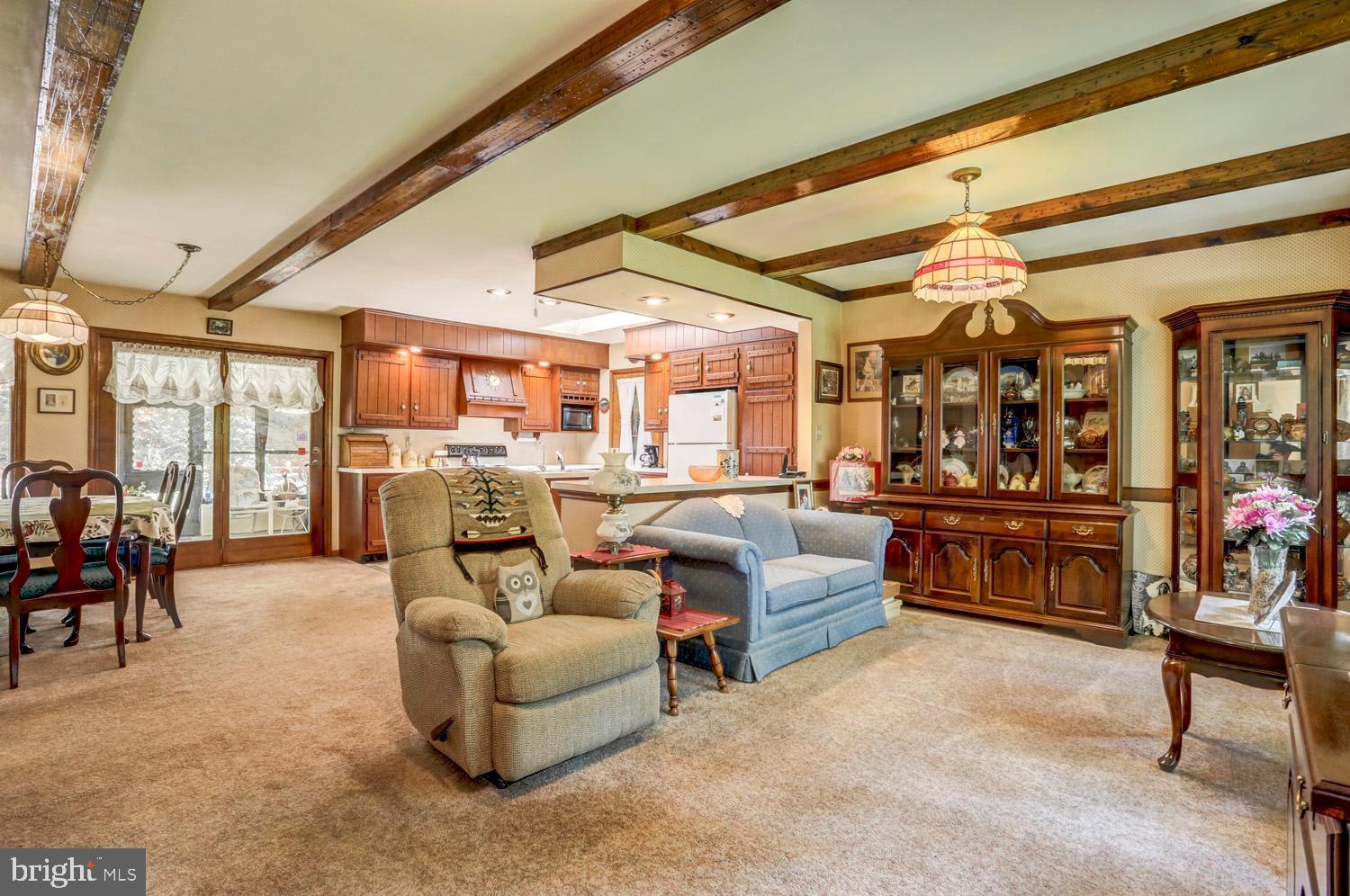 222 Witmer Road Reinholds, PA 17569 - Photo 8 of 74 Living Room with exposed beams