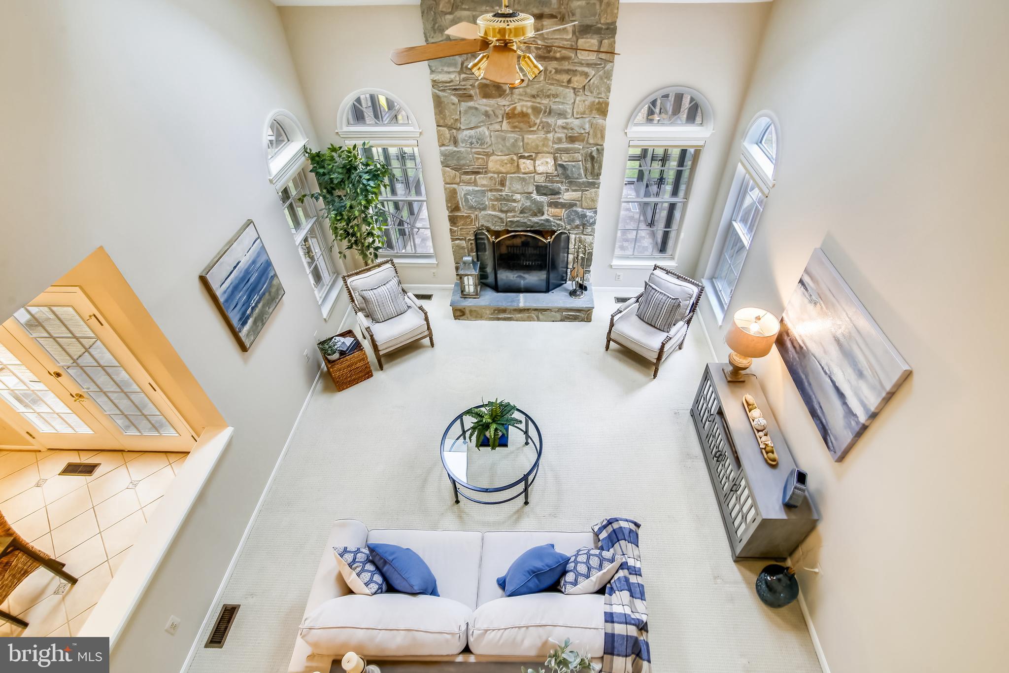 6441 Stream Valley Way Gaithersburg, MD 20882 - Photo 32 of 60 Looking down into the Family Room