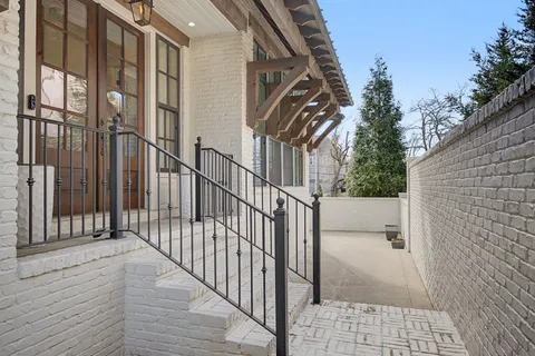 a view of stairs