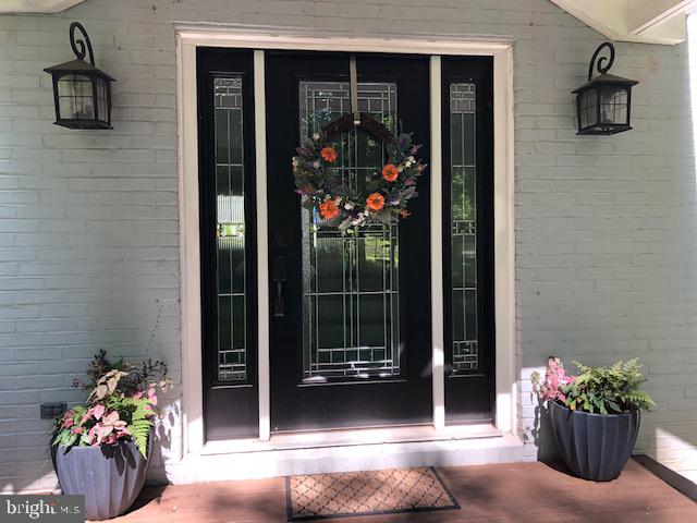 Beautiful entry door and sidelights