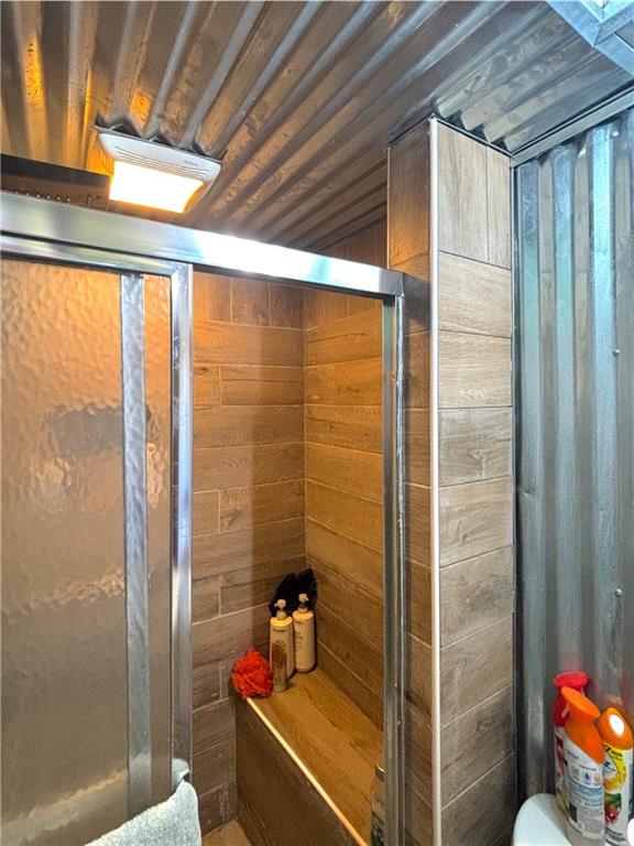 4217 Hillsville Road Pulaski, PA 16143 - Photo 20 of 26 a bathroom with a shower and a sink