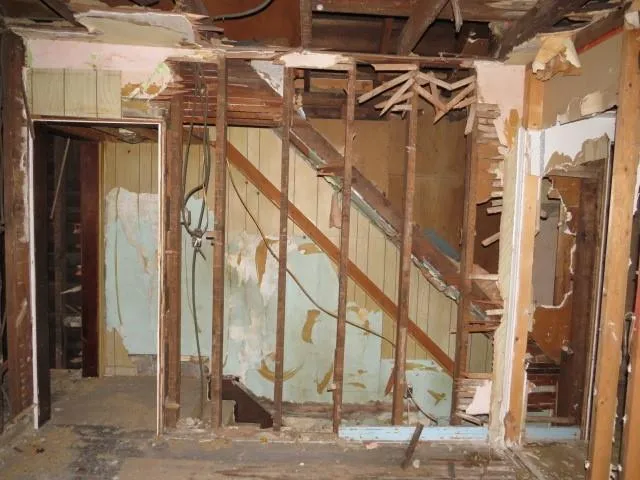 a view of a building with a street