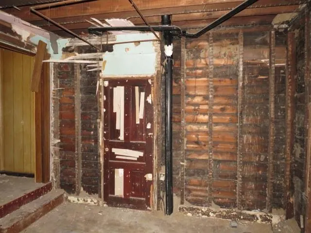 a view of a bathroom with a shower