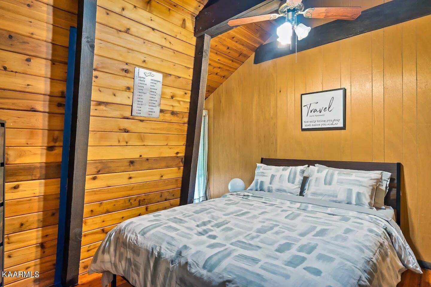 1424 Zurich Road Gatlinburg, TN 37738 - Photo 18 of 27 a bedroom with a bed and a window