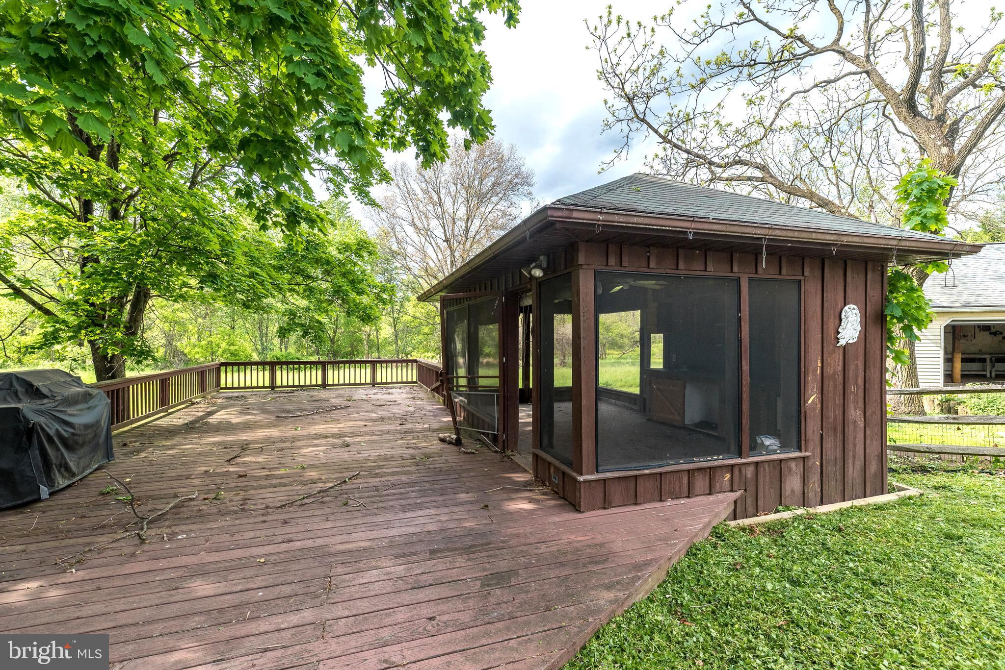 1320 Branch Road Perkasie, PA 18944 - Photo 16 of 84 Enclosed deck gazebo off pool area