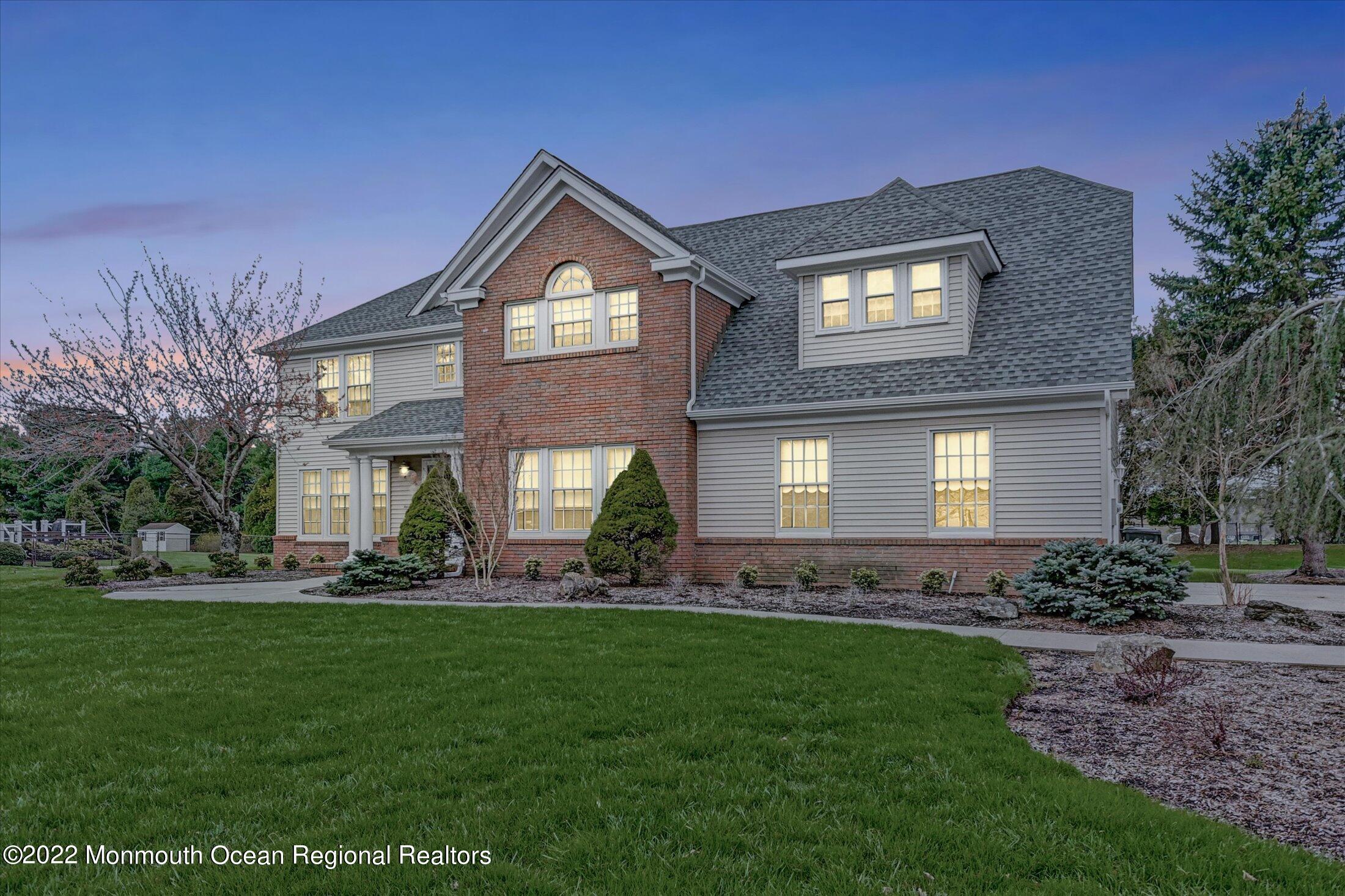 6 Falcon Ridge Circle Holmdel, NJ 07733 - Photo 2 of 43 02-Front Twilight