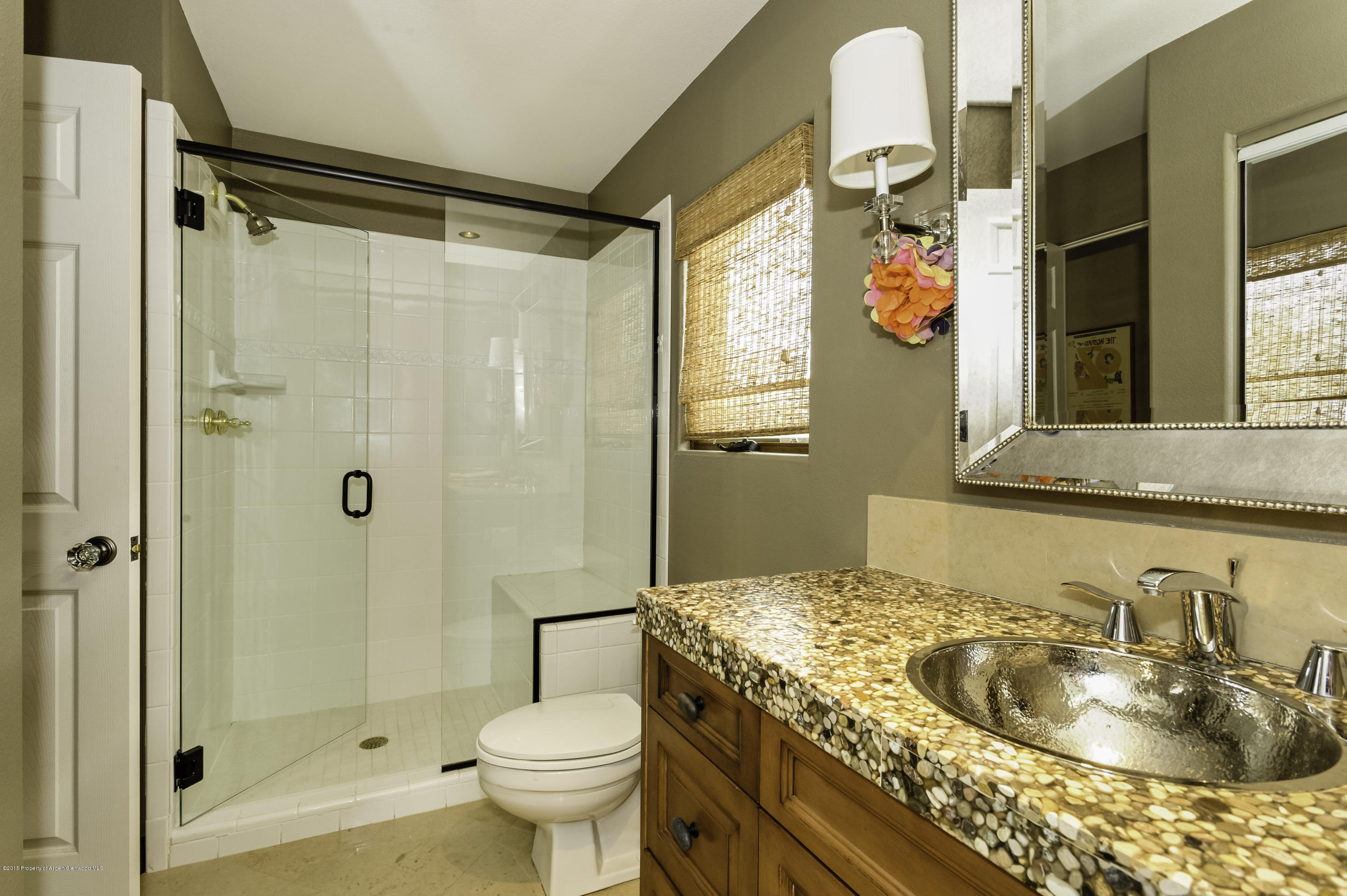 808 Kestrel Court Basalt, CO 81621 - Photo 17 of 22 a bathroom with a sink toilet and shower
