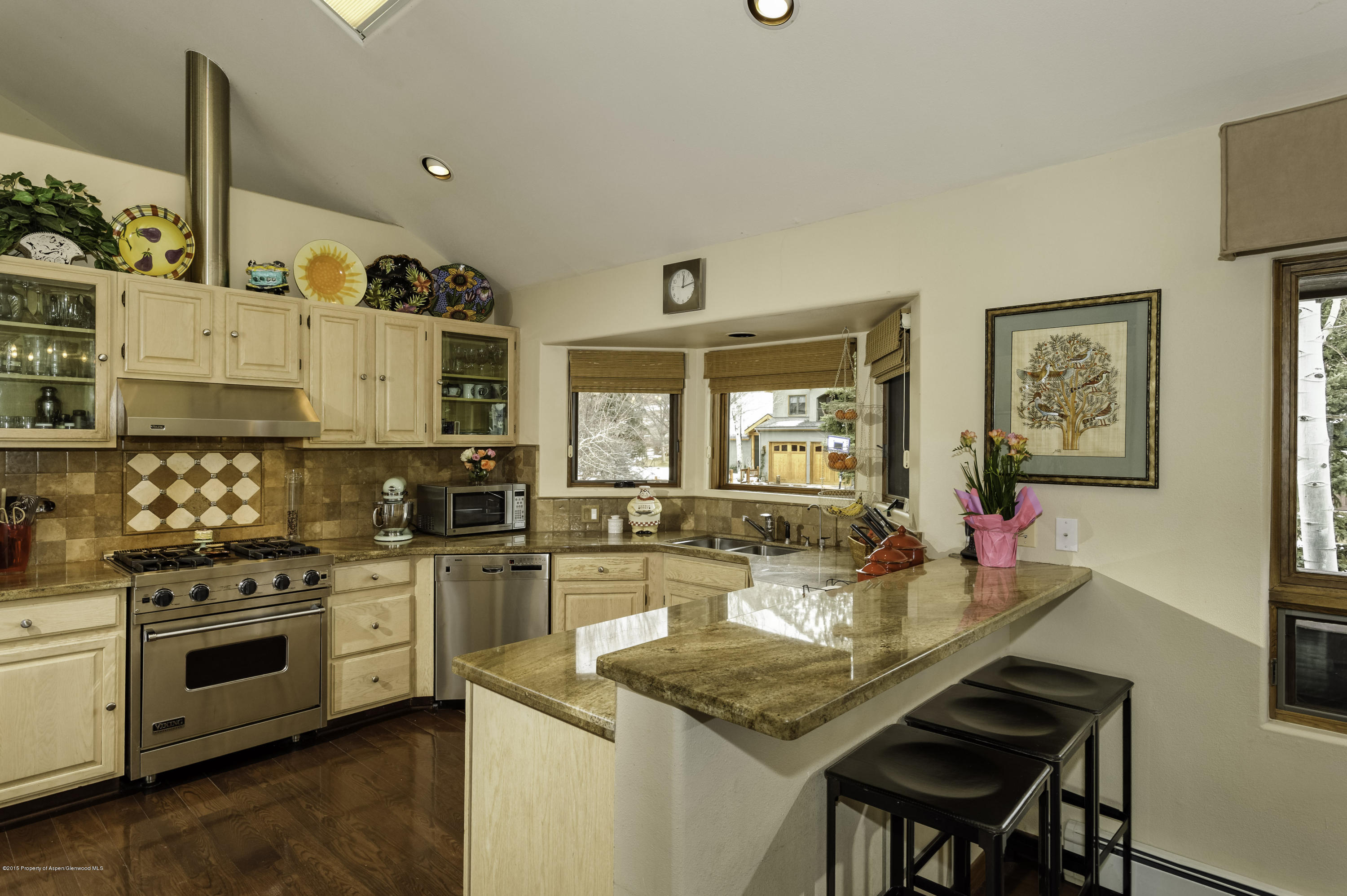 808 Kestrel Court Basalt, CO 81621 - Photo 5 of 22 a kitchen with a stove a sink and a refrigerator
