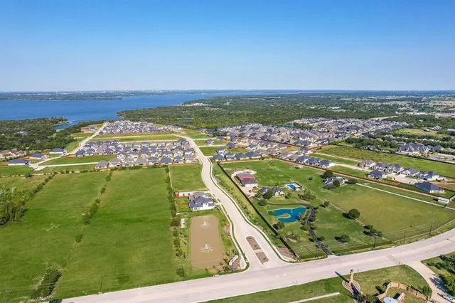 an outdoor view of garden with patio