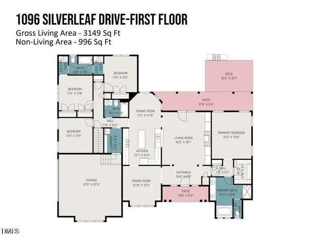 $615,000 | 1096 Silverleaf Drive, Youngsville, NC 27596