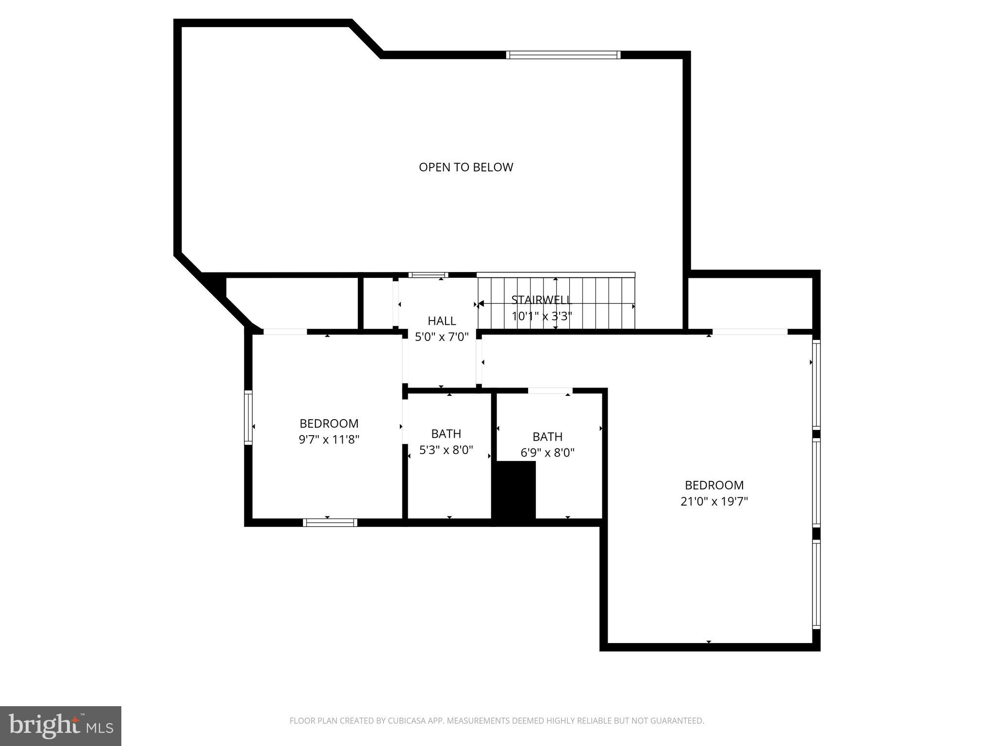 1671 Cedar Hollow Way Reston, VA 20194 - Photo 74 of 76 upper level floor plan