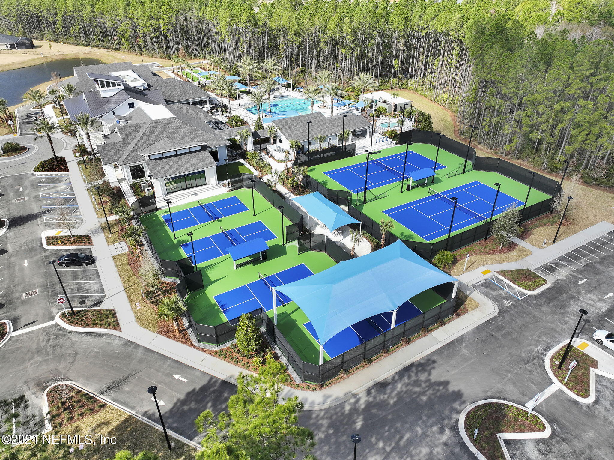 507 Goodwill Court Yulee, FL 32097 - Photo 37 of 38 a aerial view of a chairs and table in balcony