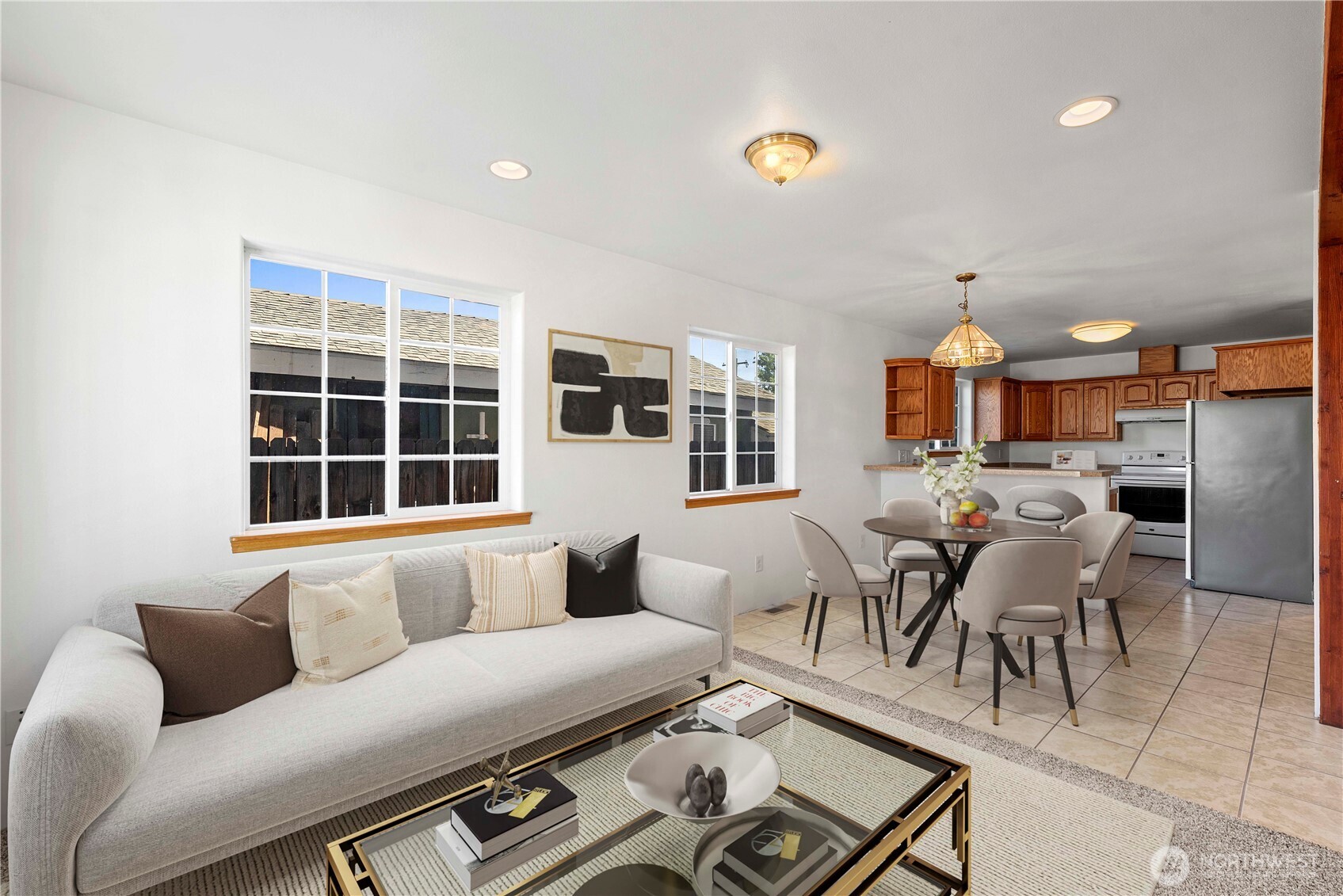 203 Marr Street Wenatchee, WA 98801 - Photo 3 of 22 a living room with furniture and a large window